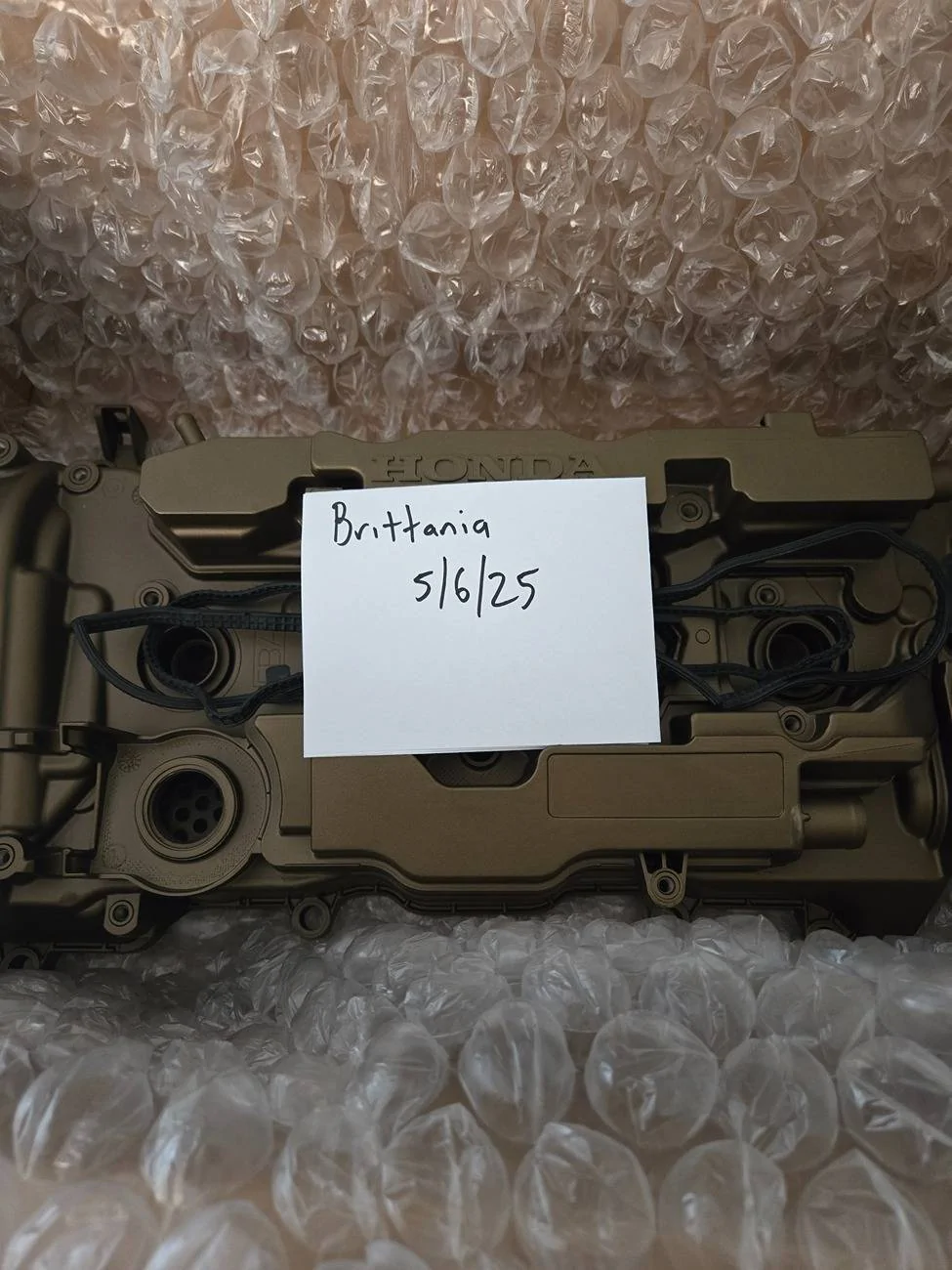 Acura Integra For Sale: TSP Cerakoted OEM Valve Cover- Smoked Bronze 20250506_172032