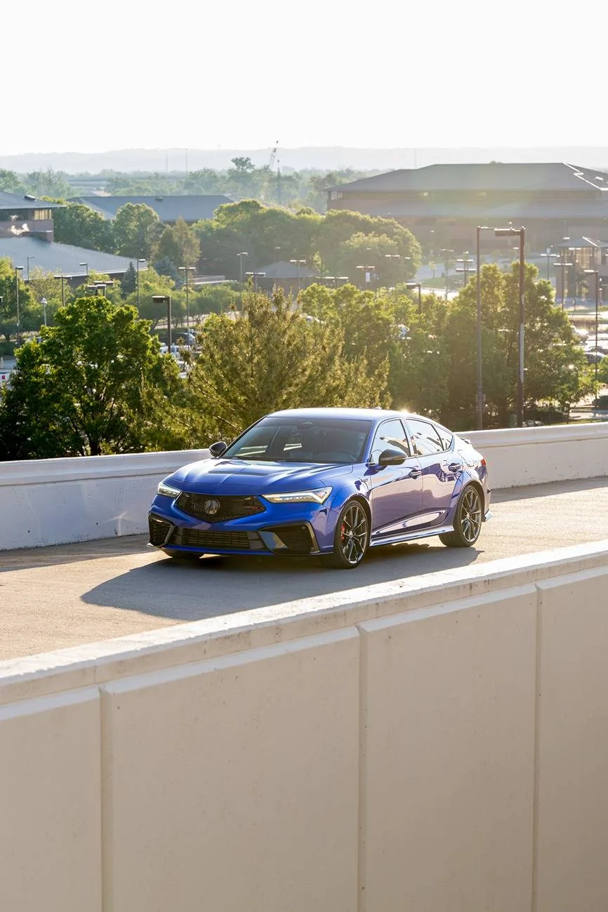 Acura Integra Glamour shots of Apex Blue Pearl type_s-