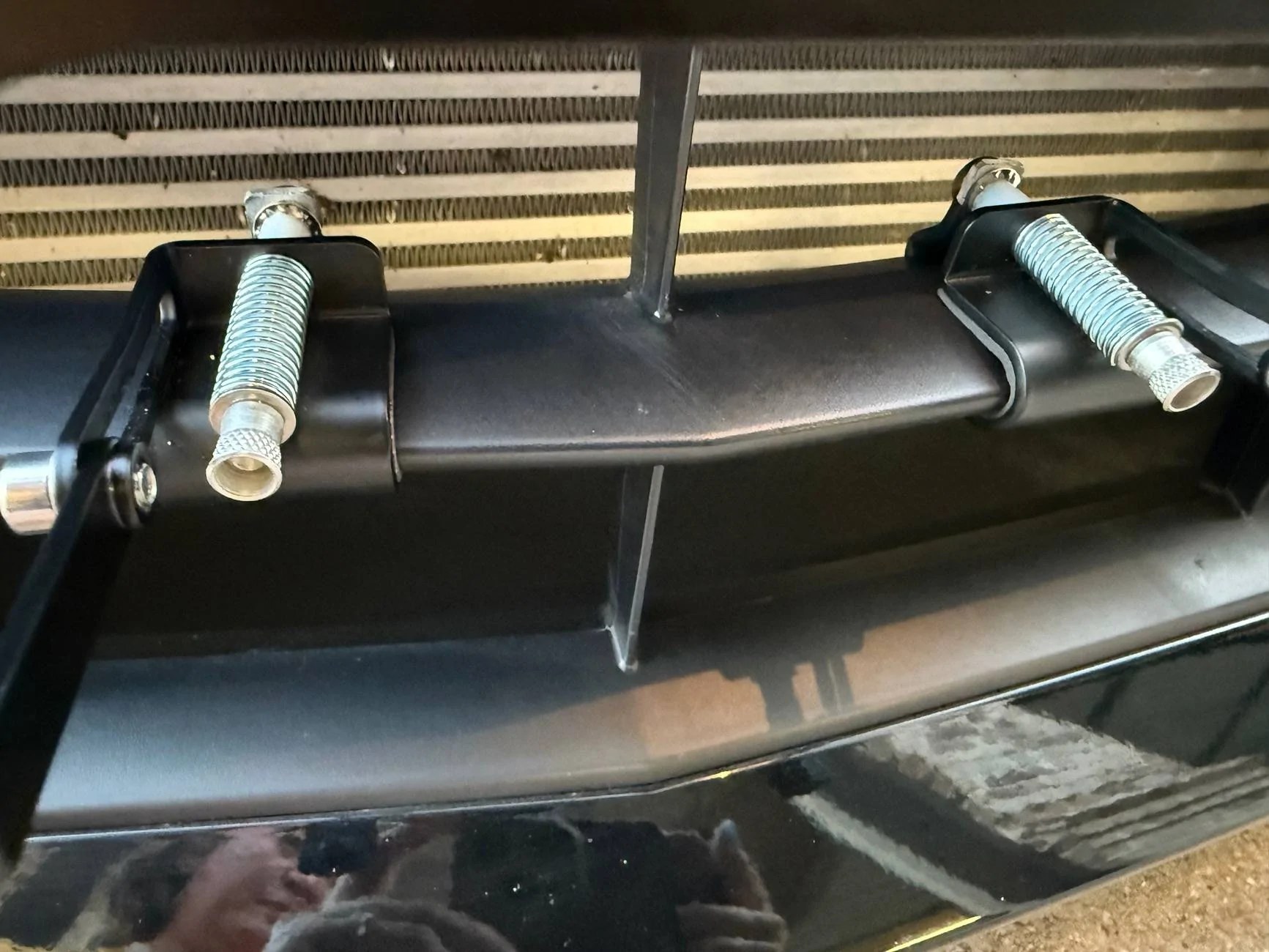 Acura Integra ITS Front license plate relocation IMG_3948