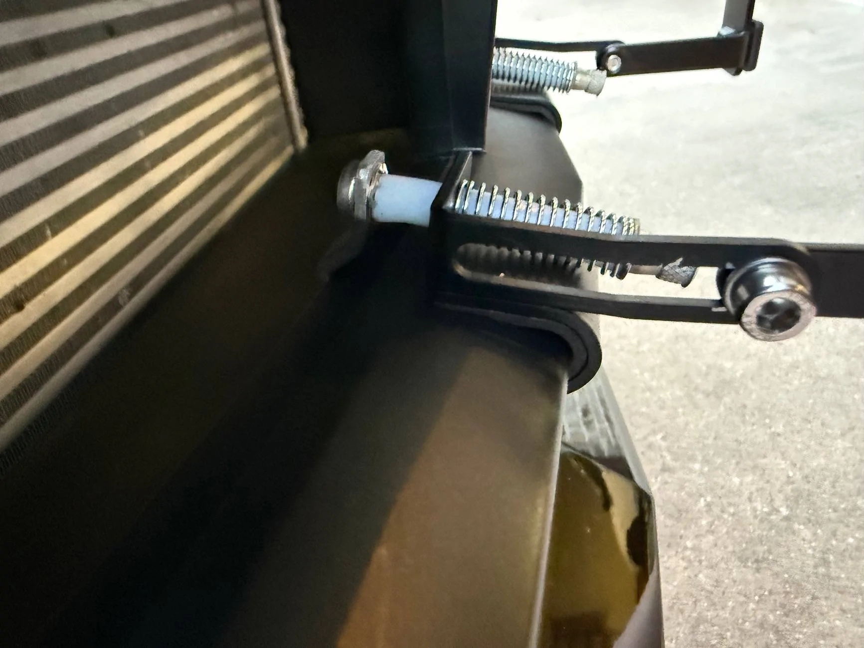 Acura Integra ITS Front license plate relocation IMG_3949