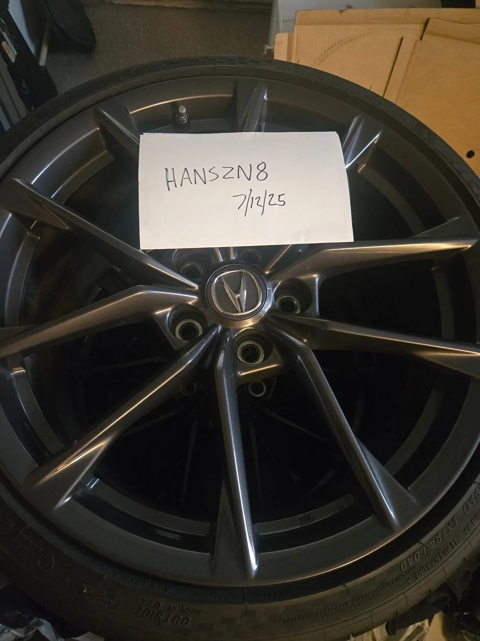 Acura Integra Integra Type-S OEM 265/30R19 Pilot Sport 4S Tire Set $600 OBO 20250712_202726