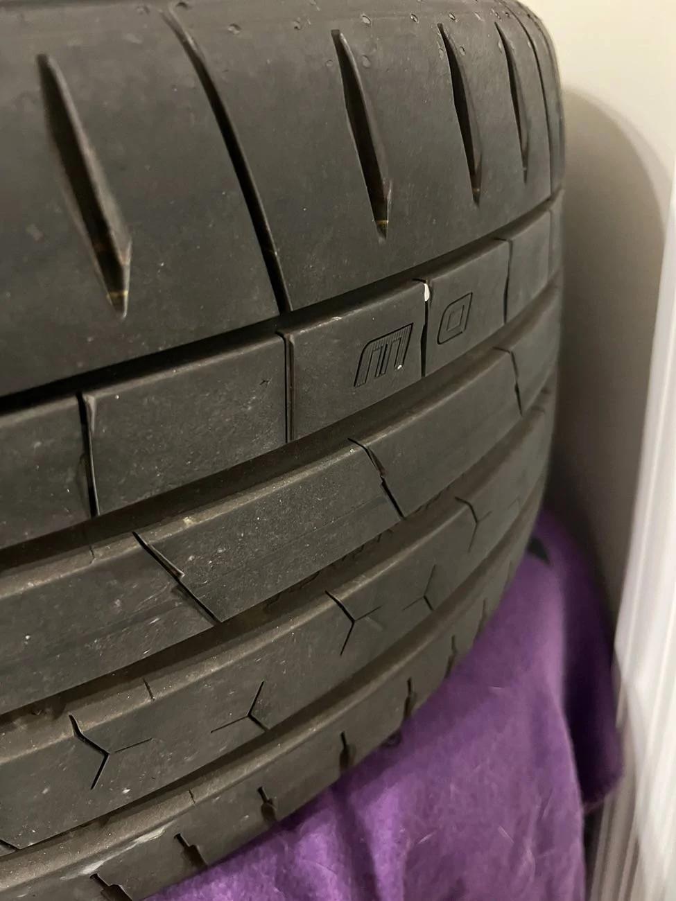 Acura Integra 5x120 RAYS Gramlights 57DR 18x9.5 +38 with tires and lugnuts for sale IMG_7316