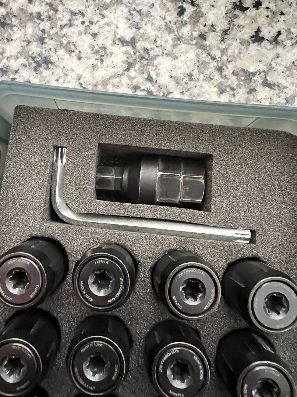 Acura Integra 5x120 RAYS Gramlights 57DR 18x9.5 +38 with tires and lugnuts for sale IMG_7240