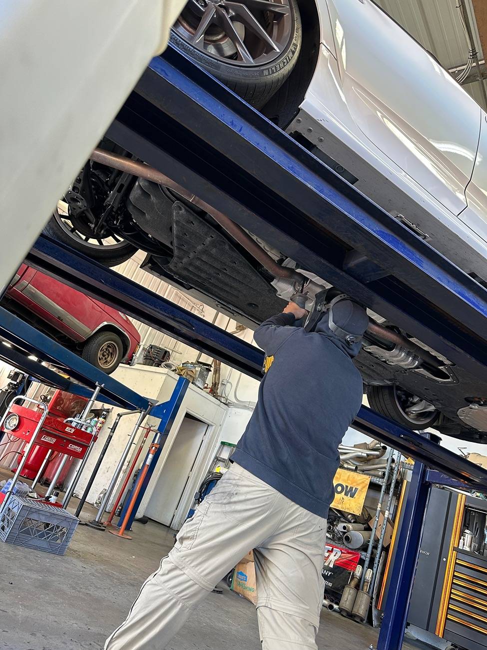 Acura Integra Megaphone to improve stock exhaust sounds IMG_8256