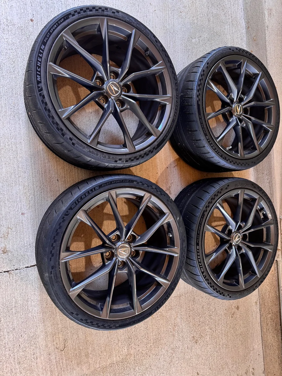 Acura Integra FS: OEM Wheels w/ Michelin Pilot Sport Cup 2 Tires and TPMS IMG_3151