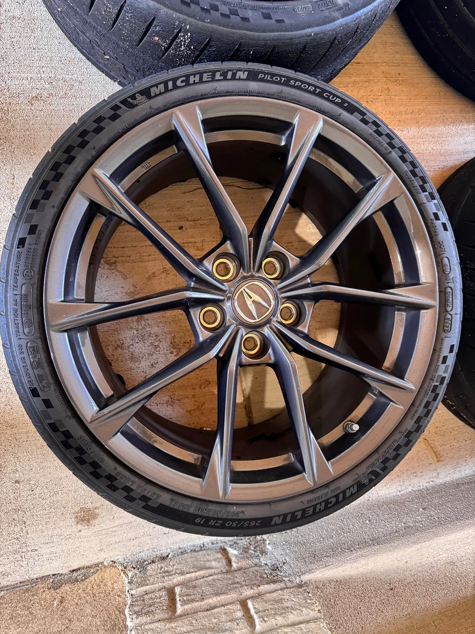 Acura Integra FS: OEM Wheels w/ Michelin Pilot Sport Cup 2 Tires and TPMS IMG_3155