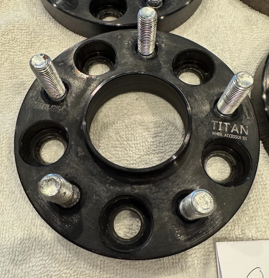 Acura Integra Titan Accessories - 20mm bolt-on wheel spacers - set of 4 spacers_03
