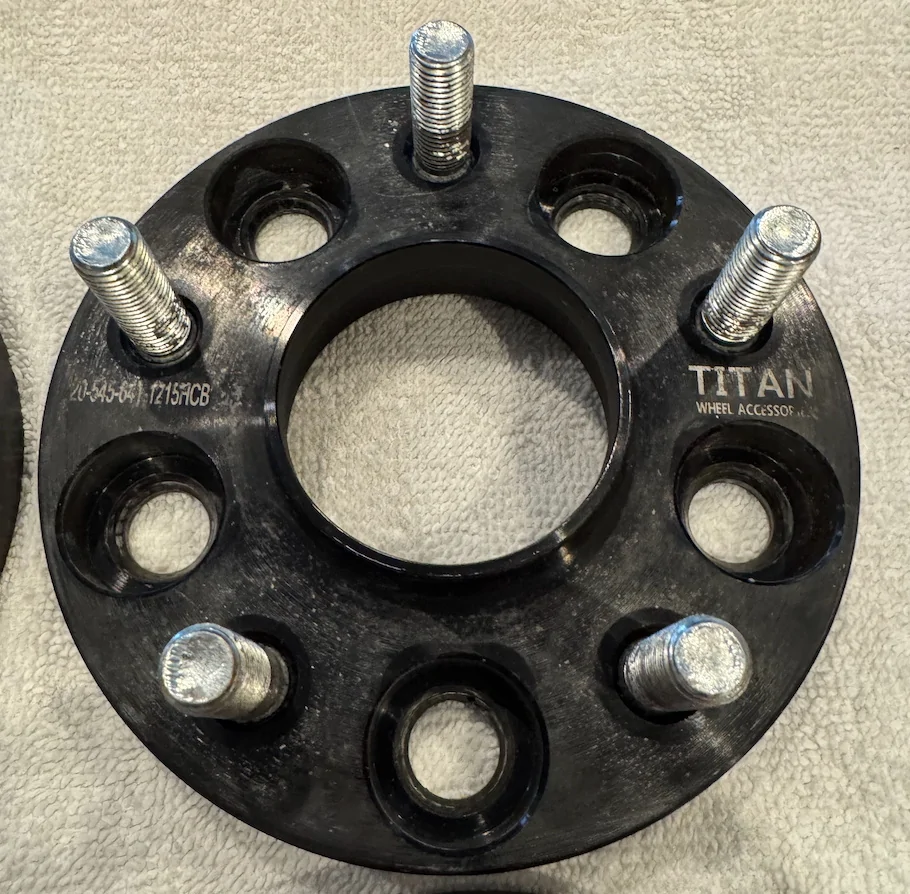 Acura Integra Titan Accessories - 20mm bolt-on wheel spacers - set of 4 spacers_05