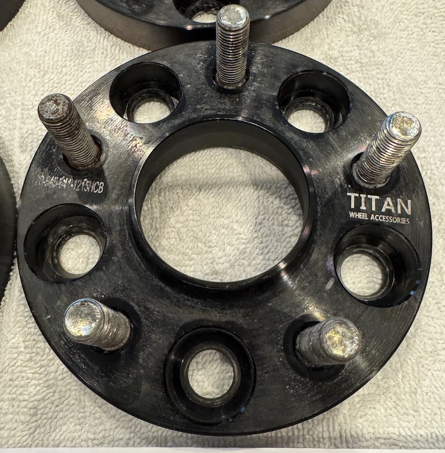 Acura Integra Titan Accessories - 20mm bolt-on wheel spacers - set of 4 spacers_06