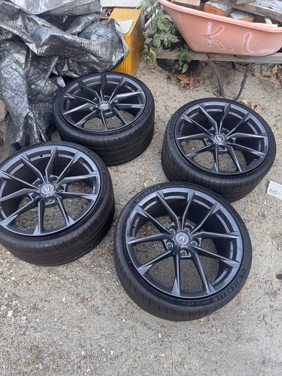 Acura Integra OEM Type S Charcoal Wheels and Tires - $1200 (SoCal) IMG_6716(1)