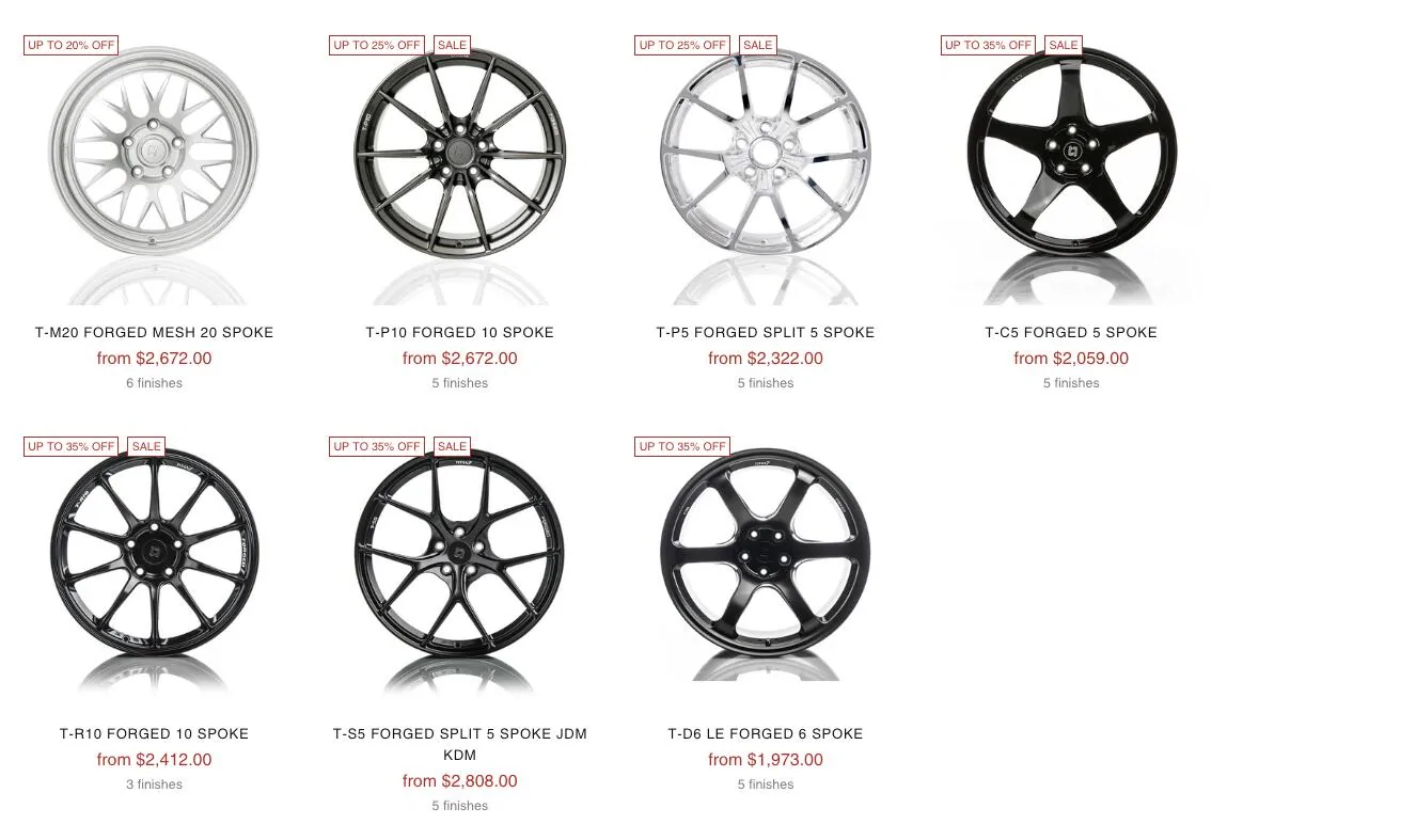 Acura Integra Titan7 Wheels MAJOR SALE! Screenshot 2025-08-21 at 10.59.26 AM