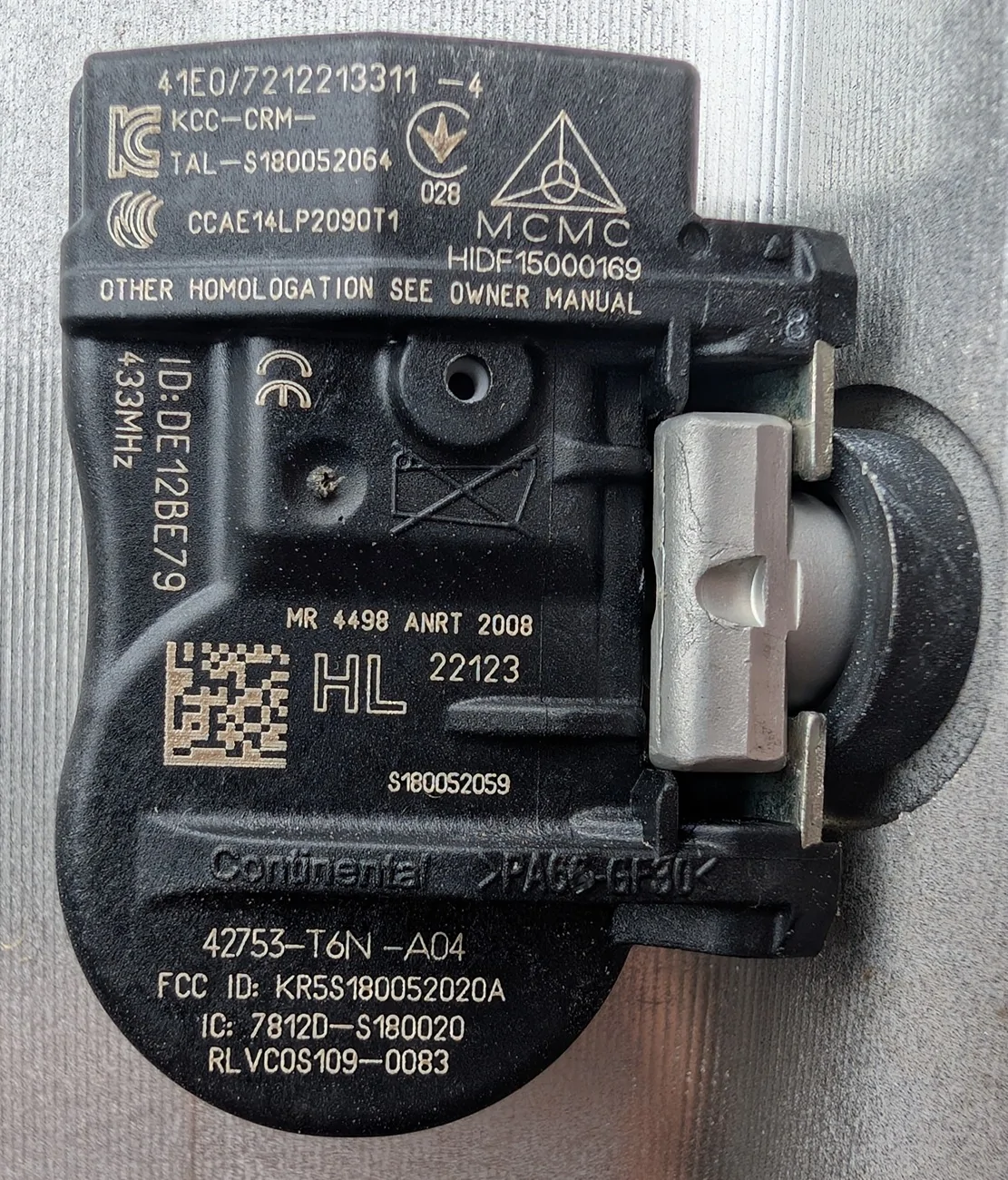 Acura Integra TPMS for second set of wheels TPMS OEM  25 ITS