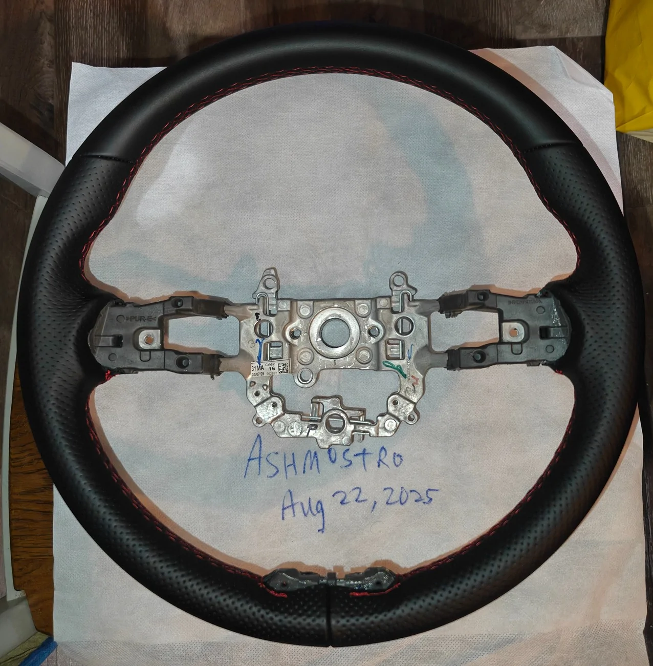 Acura Integra FS: DE5 Type S factory steering wheel, only 100 miles on it! Ceramic coated! IMG20250822214042