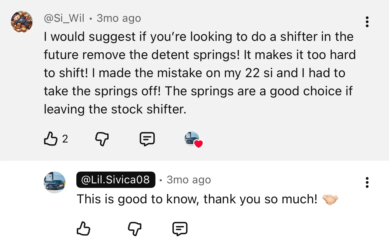 Acura Integra Which Acuity parts needed to just remove lateral slop on shifter? IMG_5938