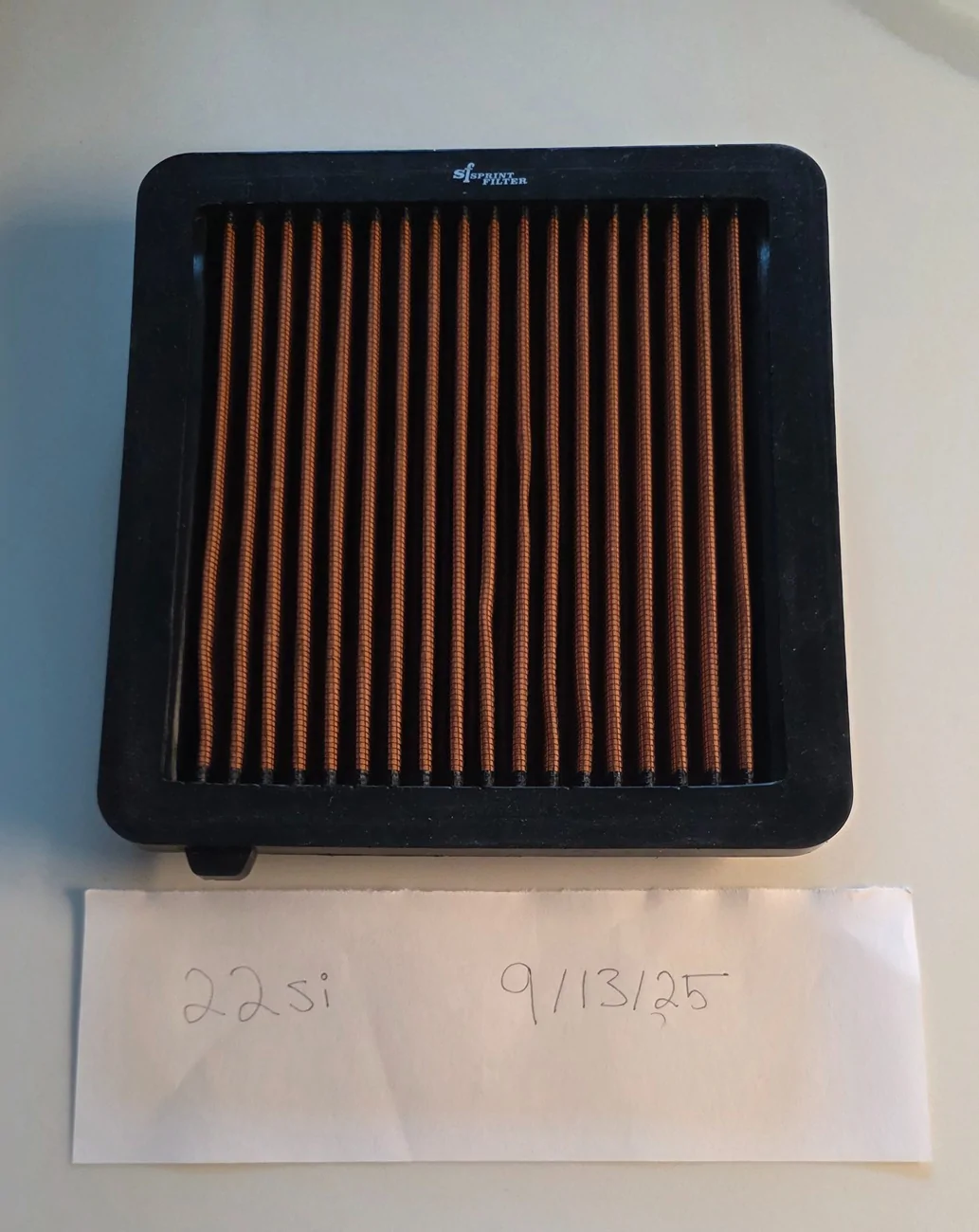 Acura Integra 27won SRI, Sprint filter and Advanced wheel locks ILLINOIS 20250913_171651