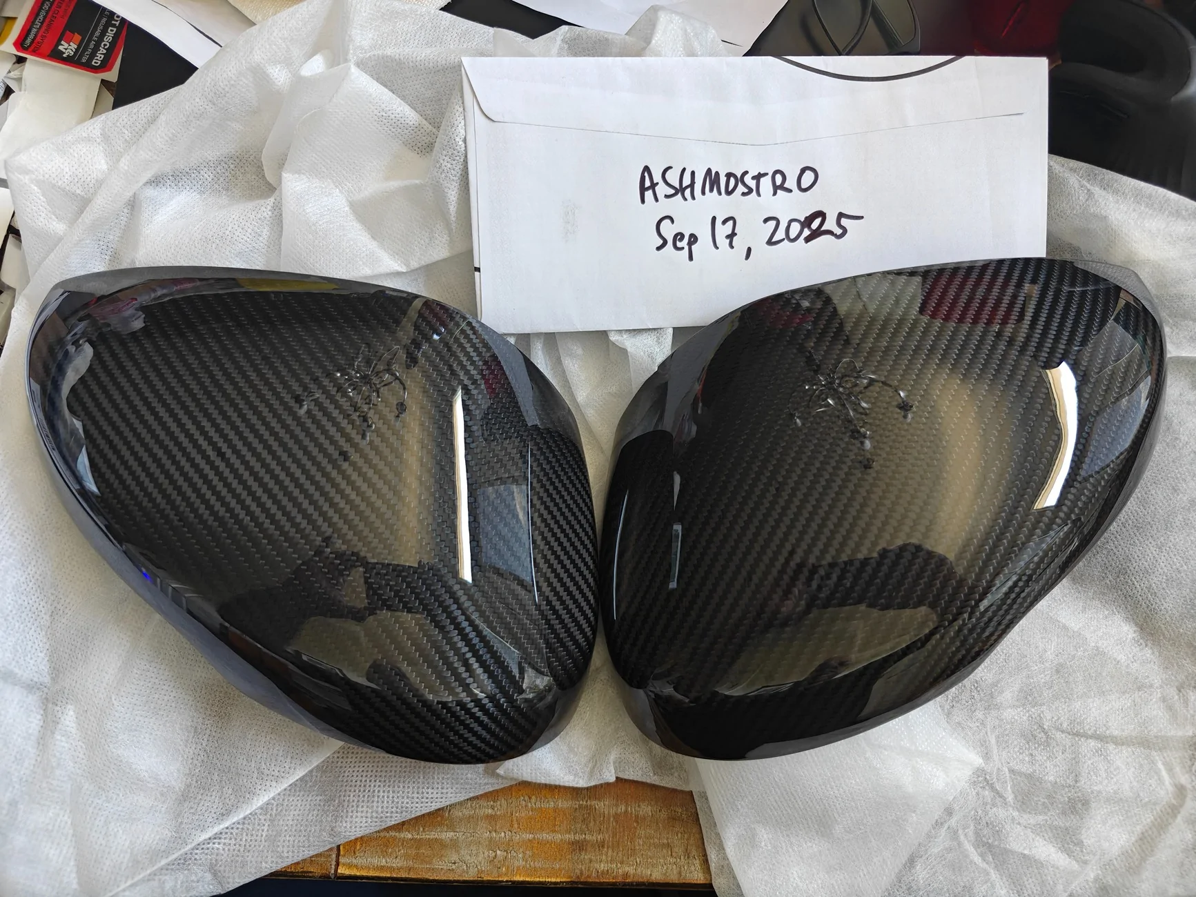 Acura Integra FS: Carbon Fiber Mirror Caps (OEM style, with provision for indicators) IMG20250918143821