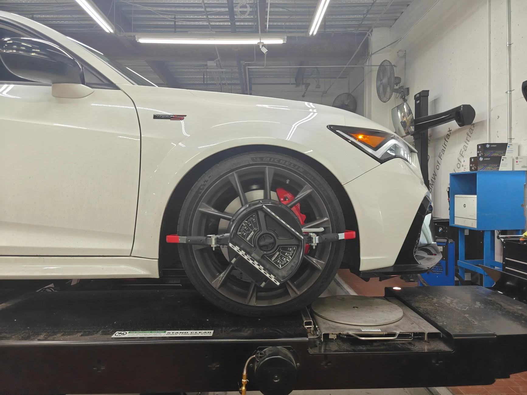 Acura Integra H&R springs and Bonoss 15mm spacers installed on ITS IMG20250919174511