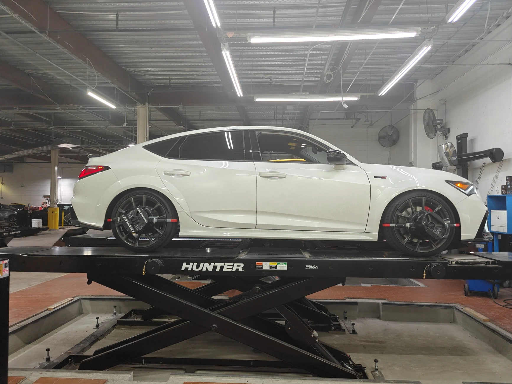 Acura Integra H&R springs and Bonoss 15mm spacers installed on ITS IMG20250919174433