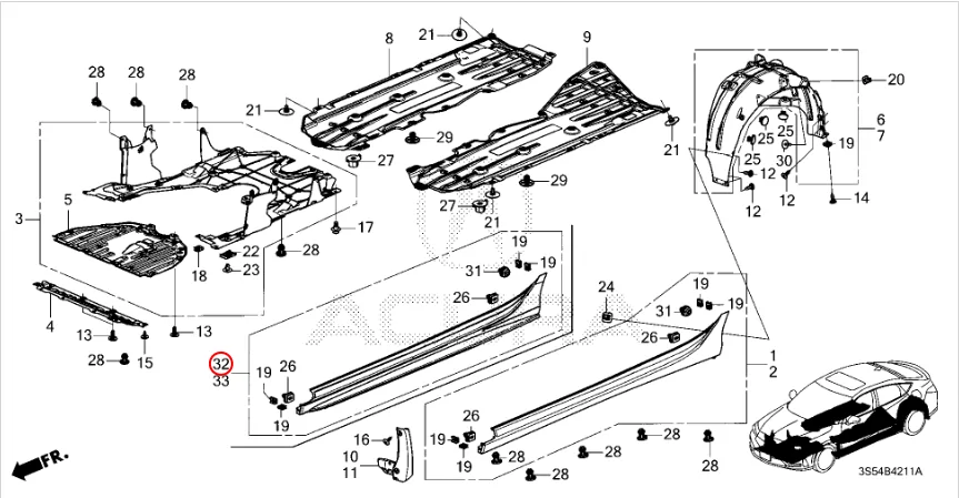 Acura Integra 2026 Aspec OEM Bumper and Side Skirt Spoilers 1758570328097-7m
