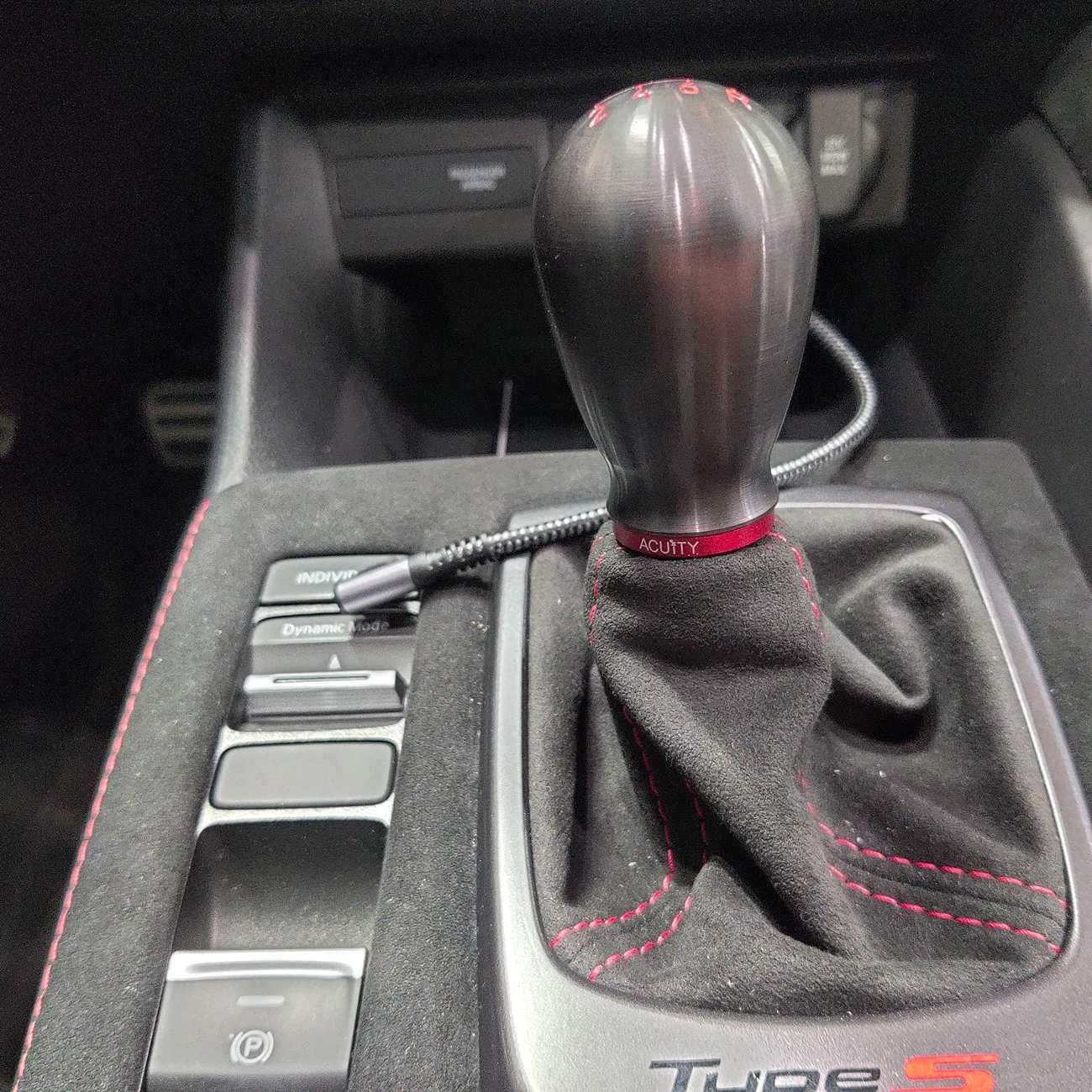 Acura Integra Shift boot holder upper for aftermarket knobs IMG_20251024_172933
