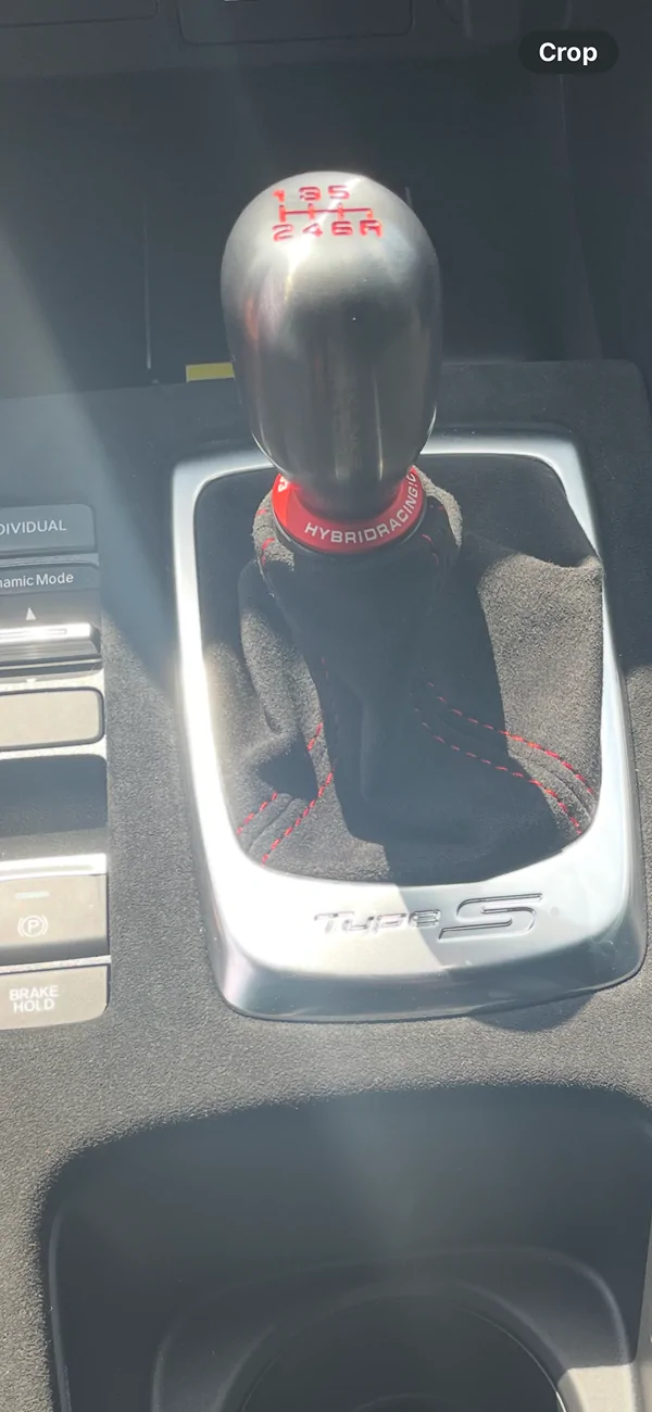 Acura Integra Shift boot holder upper for aftermarket knobs IMG_7193