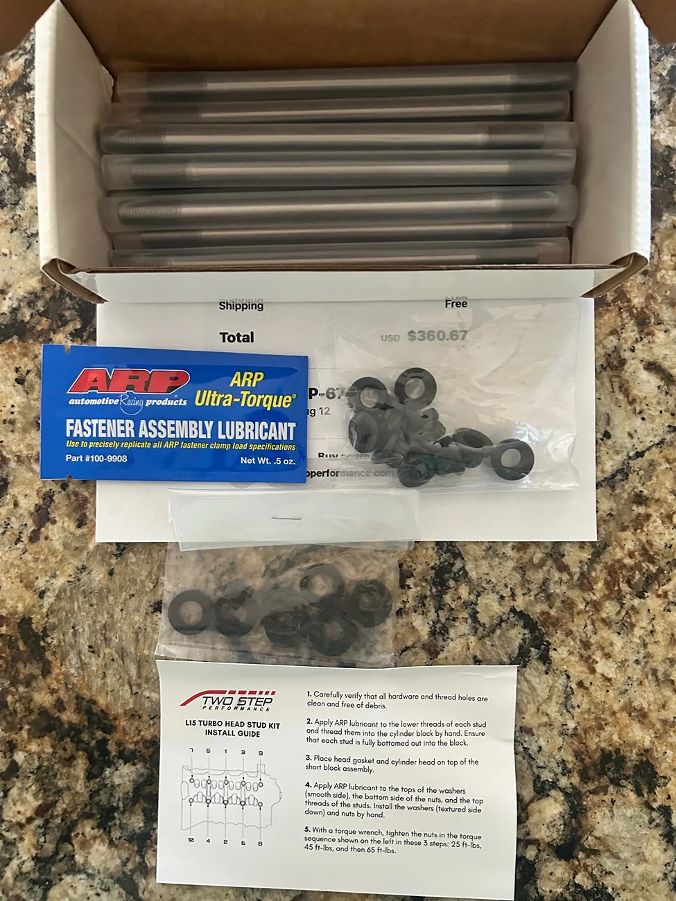 Acura Integra Two Step 1.5 Headstud kit *** BRAND NEW *** IMG_6847