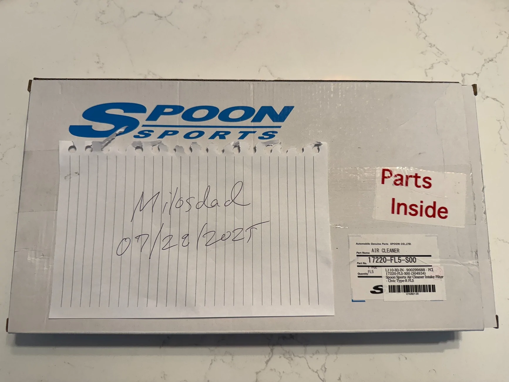 Acura Integra FS: NIB Spoon Sports Air Cleaner IMG_0966