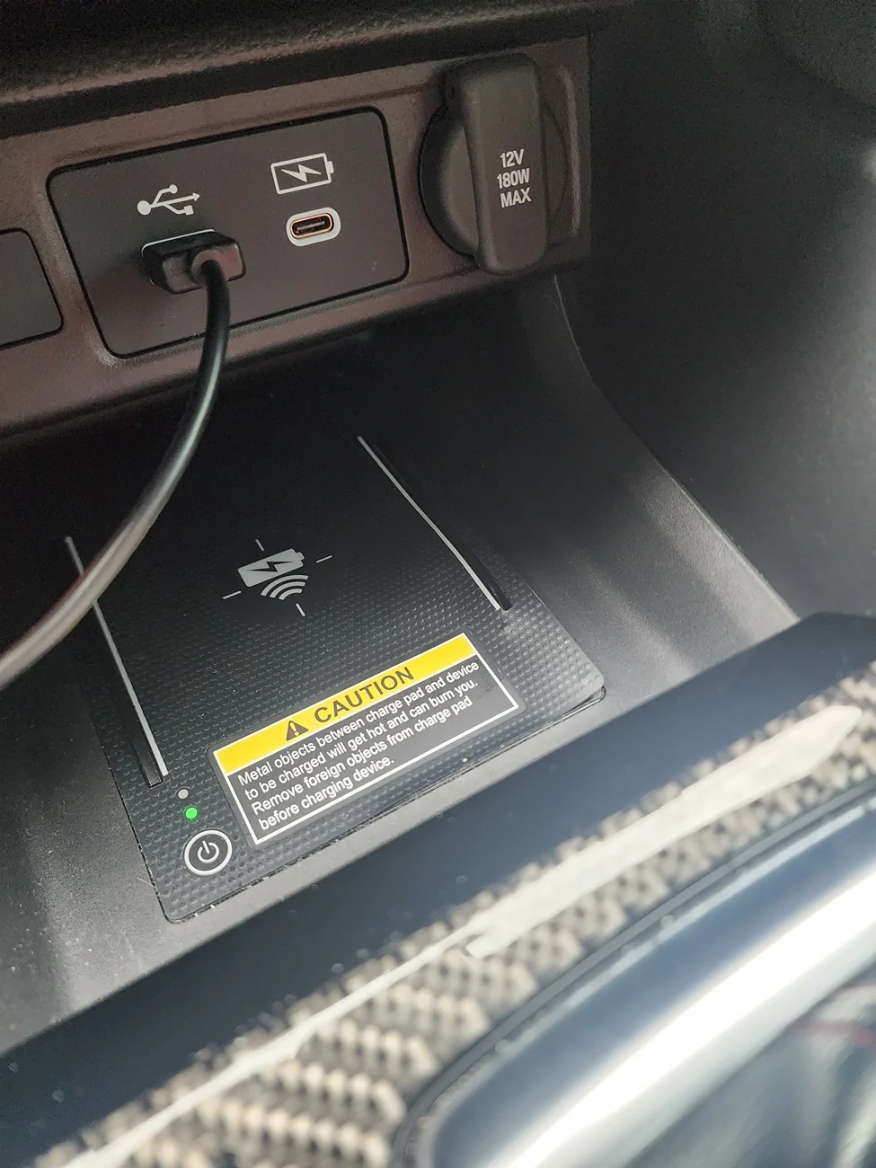 Acura Integra Charging pad coming off 1000285607