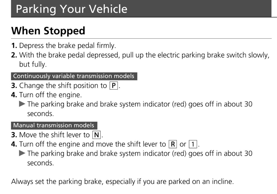 Acura Integra Poll: Do you leave it in gear when you park your Type S? 1762216538678-yq