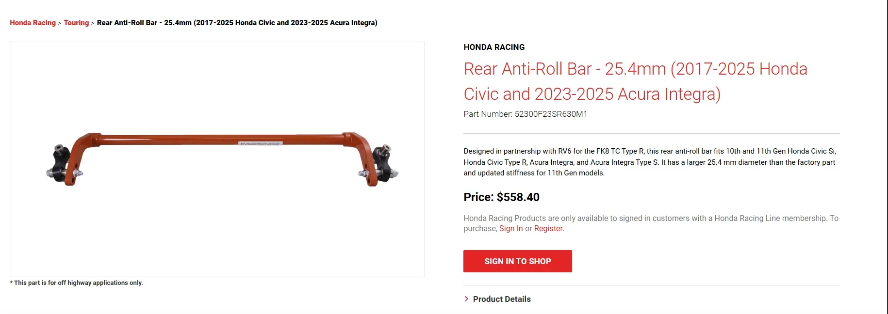 Acura Integra HRC Acuity shifter 1762341477732-u0