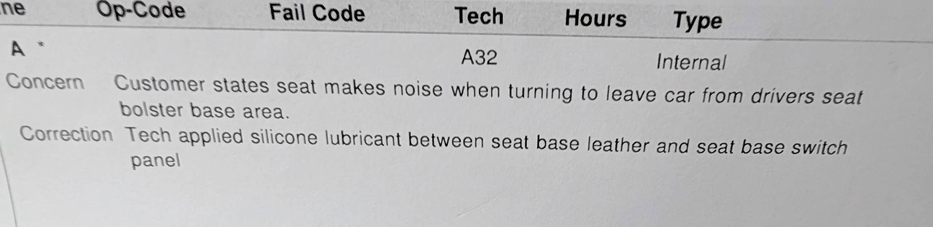 Acura Integra Driver seat bad creaking- Dealer said “normal” PXL_20251110_173236311