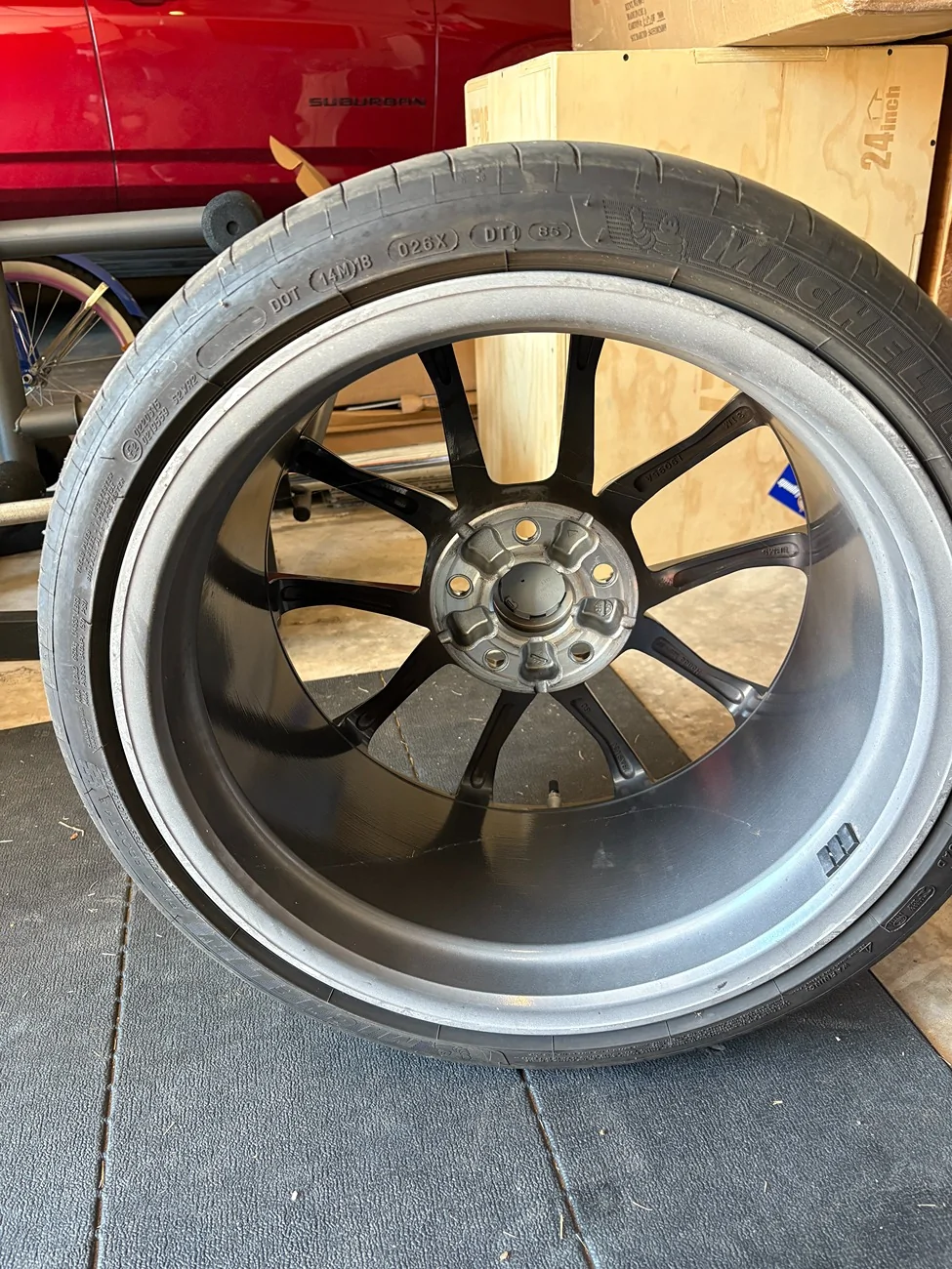 Acura Integra $1800: Set of 4 Type S Stock Wheels With Michelins; Perfect Condition, no curb rash (More Images) IMG_1813