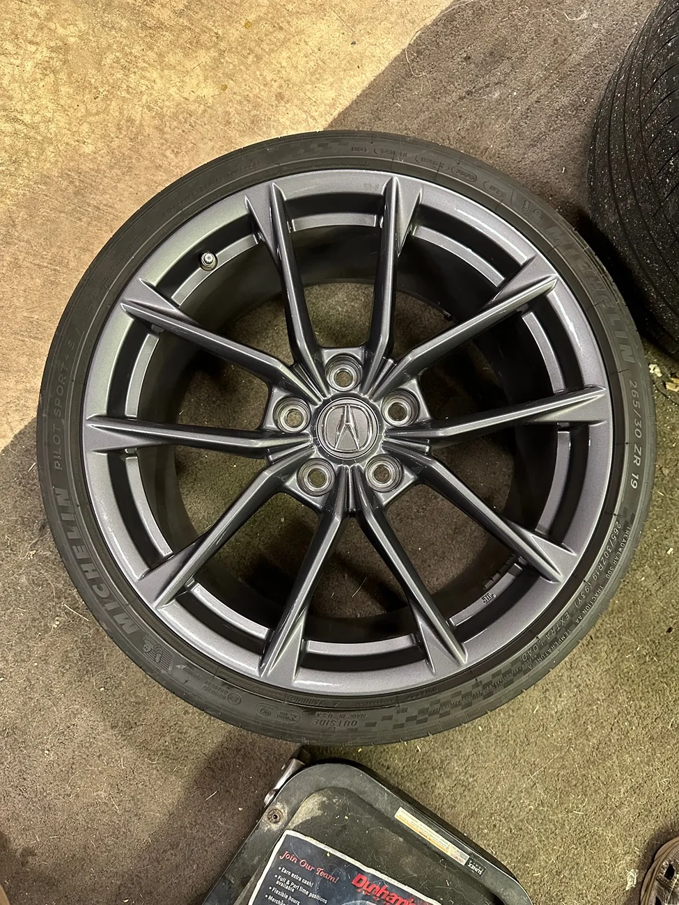 Acura Integra Set of OEM Wheels, Tires, Spacers for sale IMG_6923