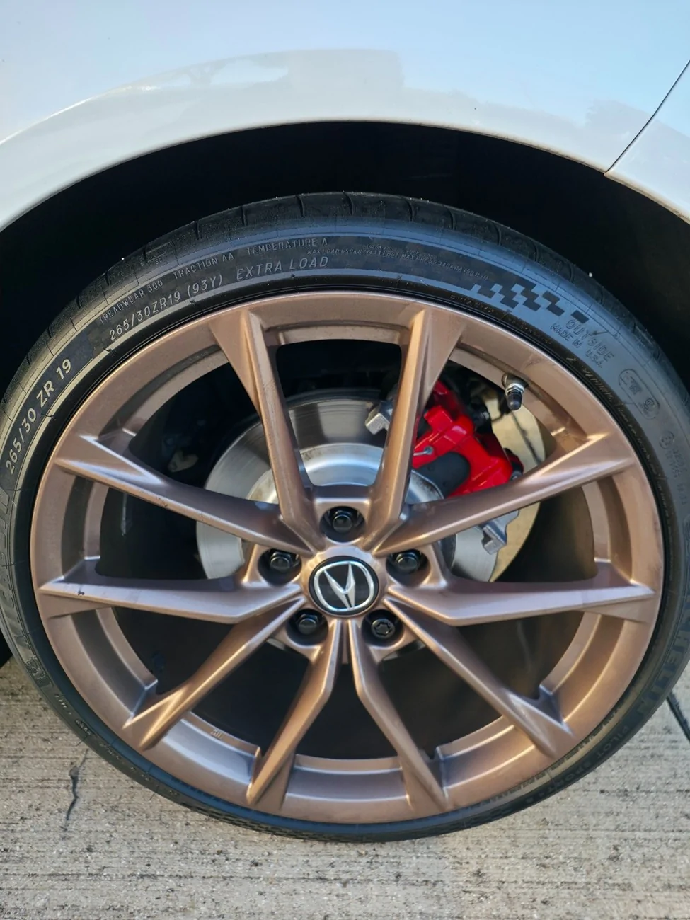 Acura Integra OEM 19 inch copper wheels for sale in the DFW are 20251202_160456 (Large)