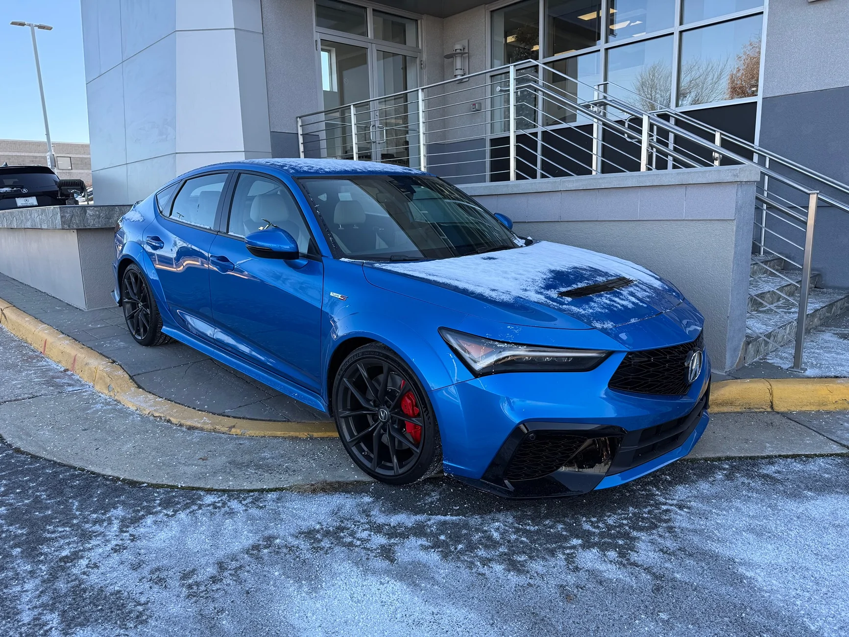 Acura Integra New Double Apex Blue Checking In IMG_3409