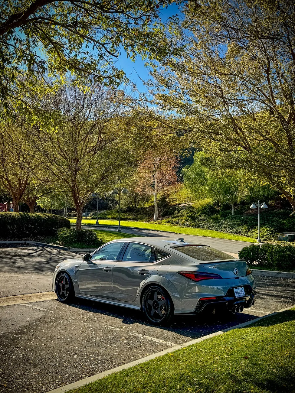 Acura Integra Spoon SW388 on Stock Tires & Suspension Urban Grey ITS IMG_6727
