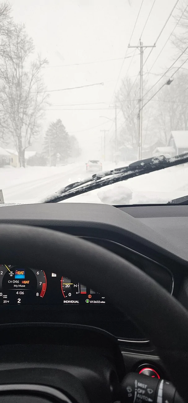 Acura Integra First winter drive in my 25 Type S 1000004641