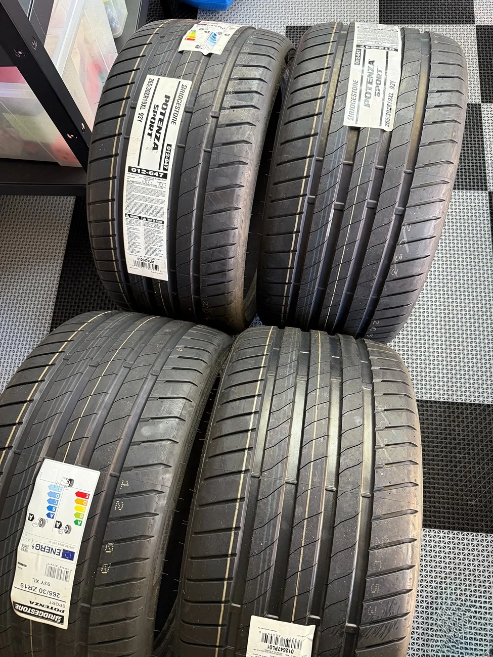 Acura Integra CA: 265/30ZR-19 Bridgestone Potenza Sport XL Tires - Brand New IMG_6717