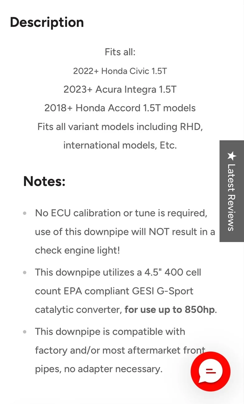 Acura Integra TSP 1.5 Downpipe (Integra, Civic,Accord) IMG_7100