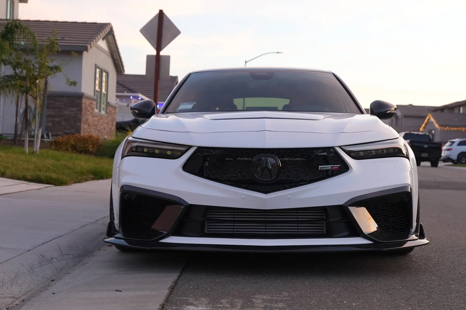 Acura Integra A subtle front lip in dry carbon | Jogon 1767599043486-co