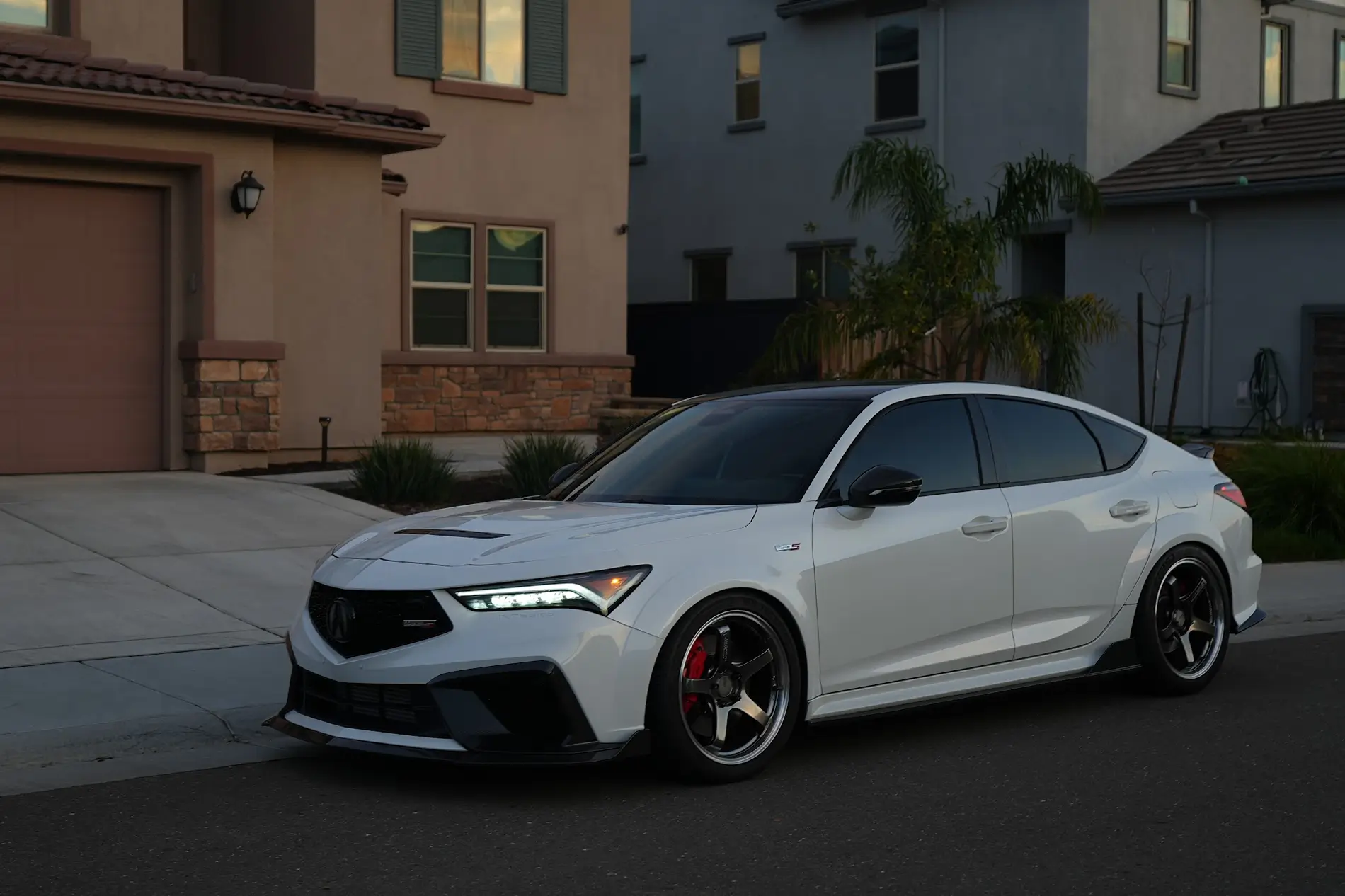 Acura Integra A subtle front lip in dry carbon | Jogon 1767599078509-h2