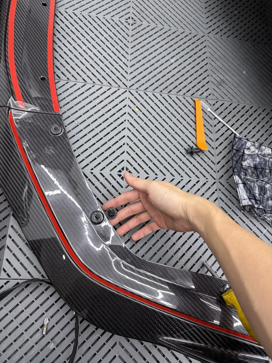 Acura Integra A subtle front lip in dry carbon | Jogon 1767599123323-3l