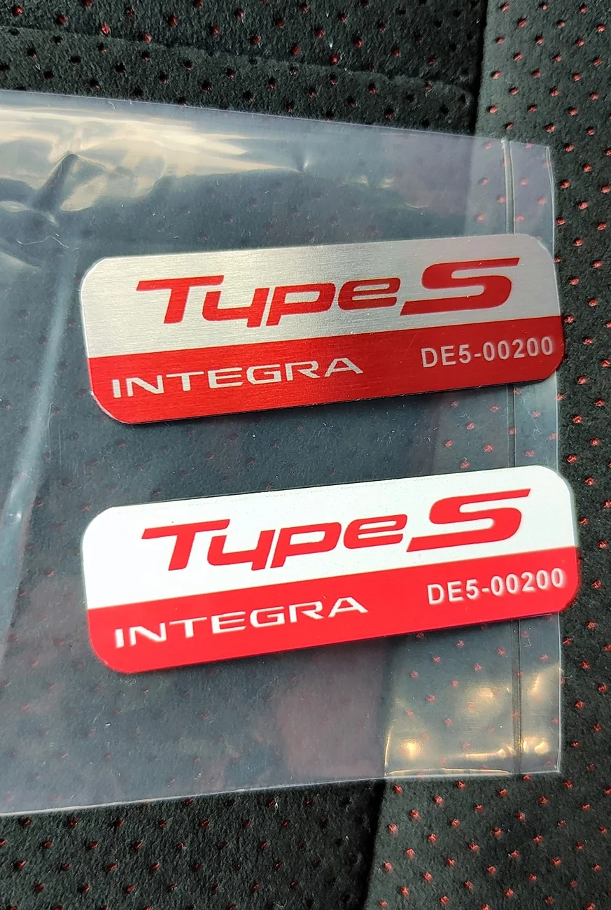 Acura Integra *Custom Dash Plates with your VIN Available* 1_red