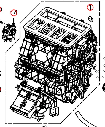 Acura Integra Rear AC vents part kit from 2022 Civic 1769523675477-c5