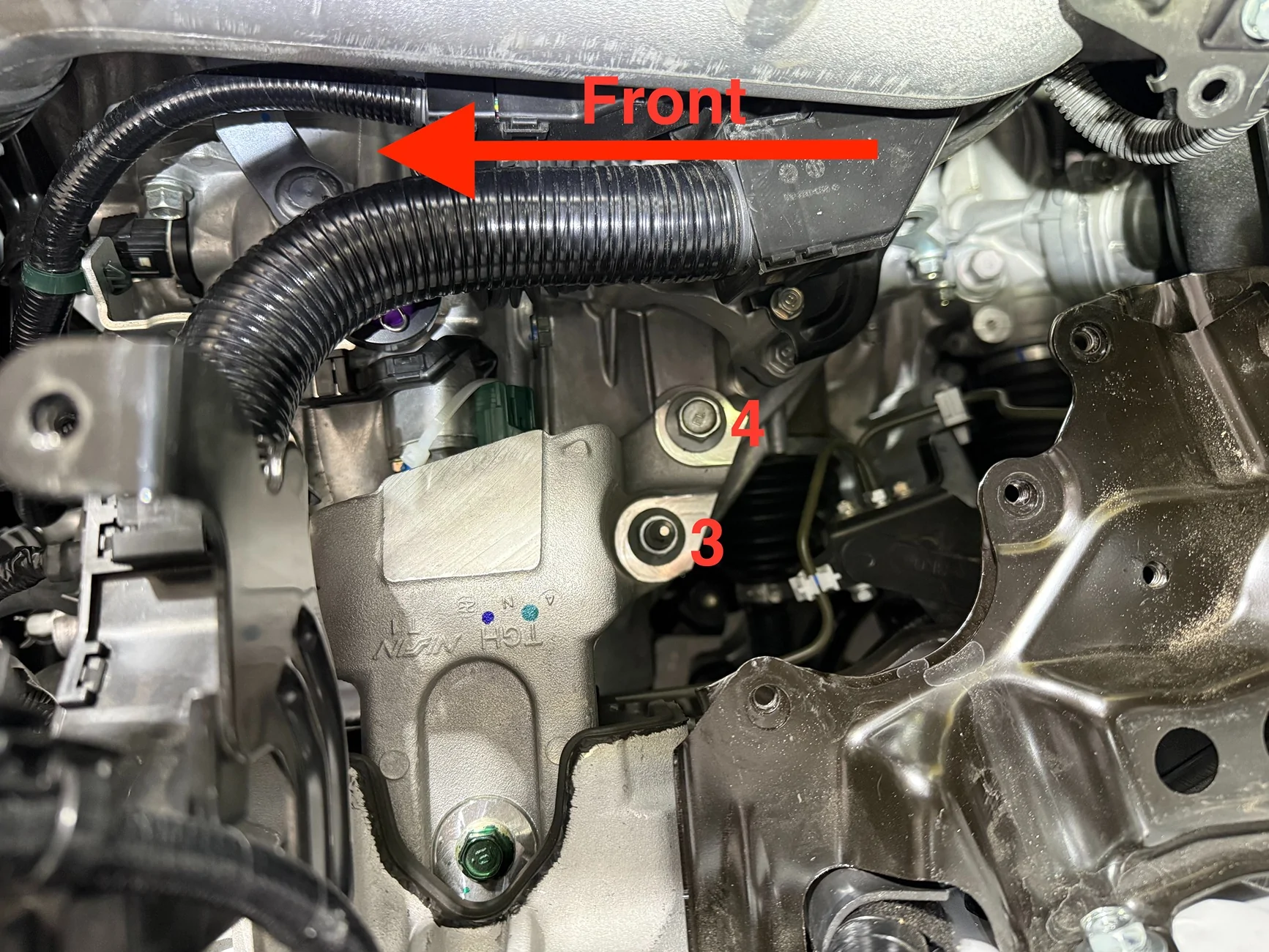 Acura Integra DE5 Transmission Detent Springs: Hybrid Racing and FK8TD transmission mount bolts 3-4