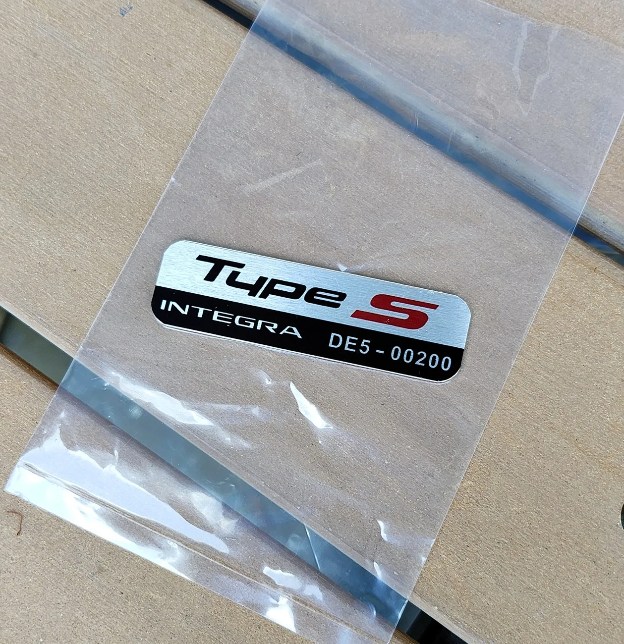 Acura Integra *Custom Dash Plates with your VIN Available* new_blk2-11-26