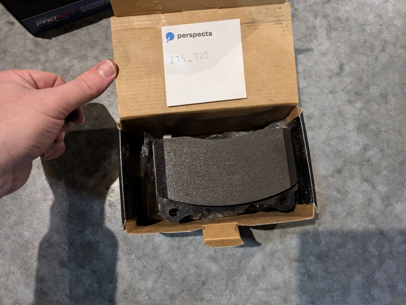Acura Integra FS: OEM Type S Brake Pads new takeoffs PXL_20260218_005554131