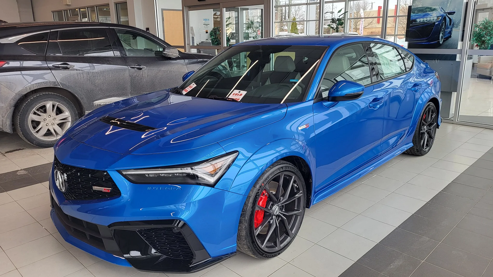 Acura Integra 2026 Double Apex Blue Pearl Integra Type-S delivered and dropped for PPF and tint 1000022503