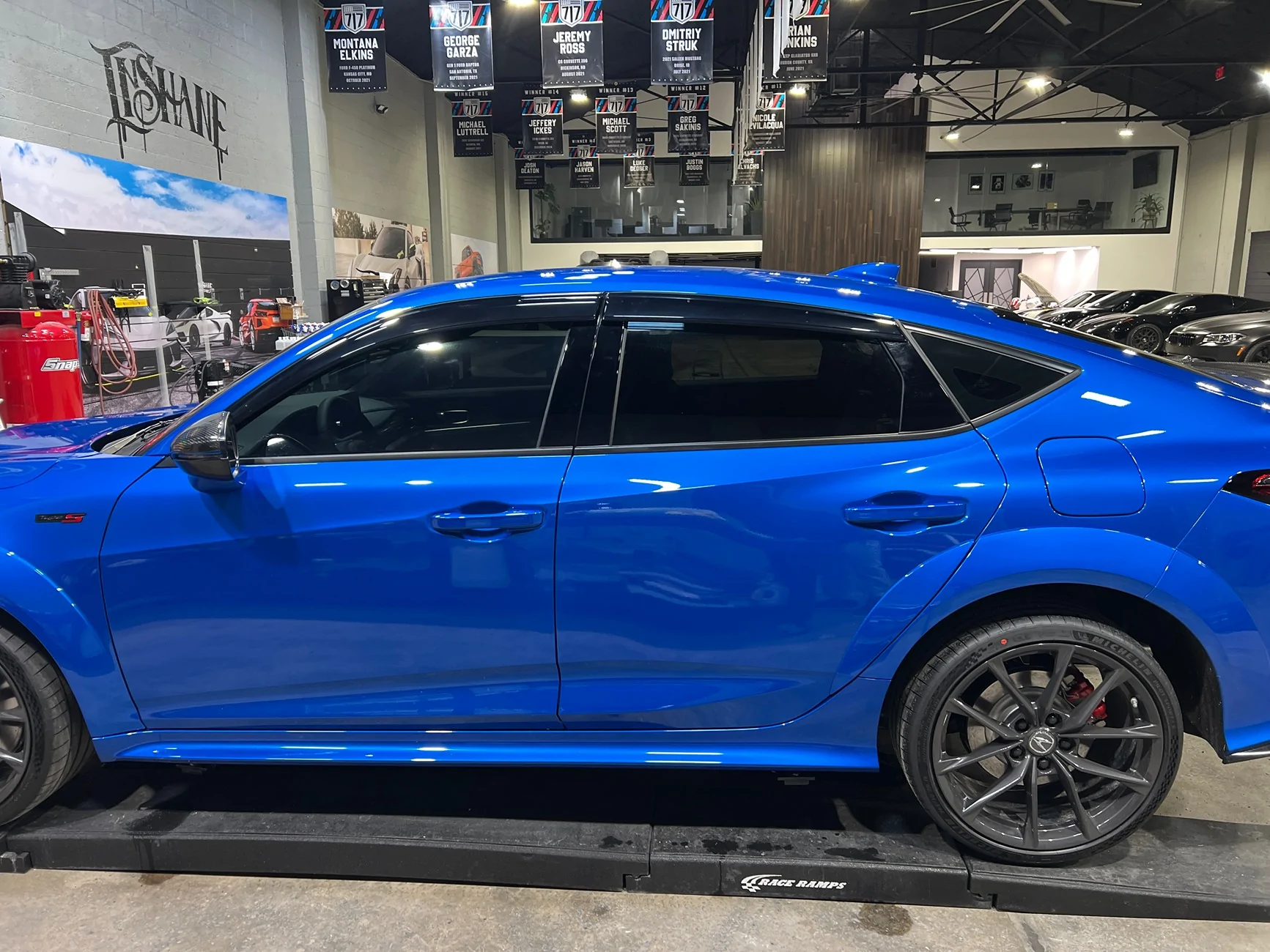 Acura Integra 2026 Double Apex Blue Pearl Integra Type-S delivered and dropped for PPF and tint 79366458503__45CA34AE-D504-4C86-BA89-15FD8DBADD3D