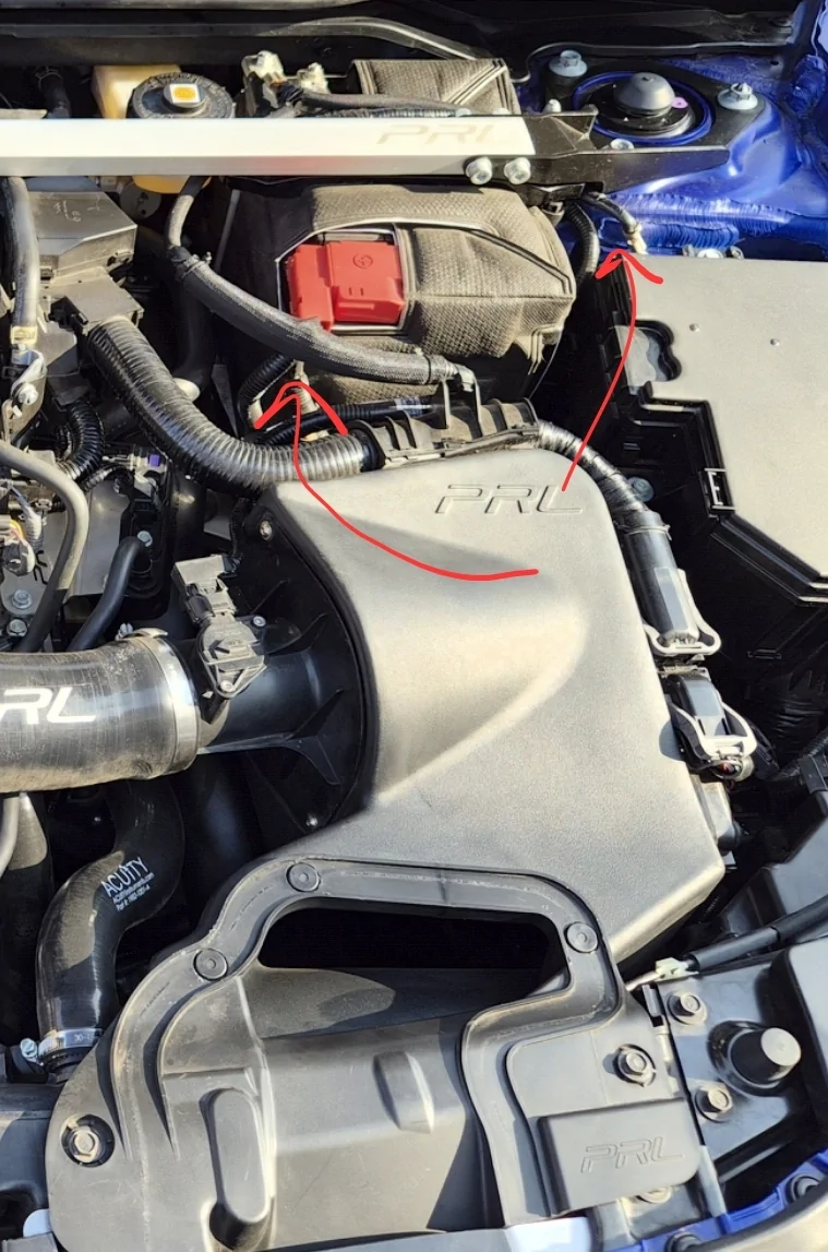 Acura Integra PRL Front Strut requiring battery disconnect 2103